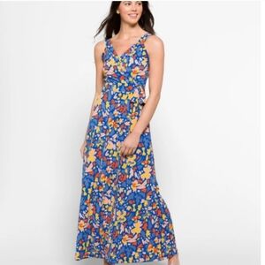 41 Hawthorne Hellena Faux Wrap Maxi-Dress NWT